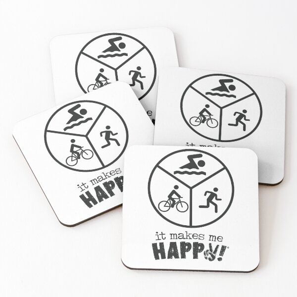 Item preview, It Makes Me Happy Triathlon designed and sold by ginswins.