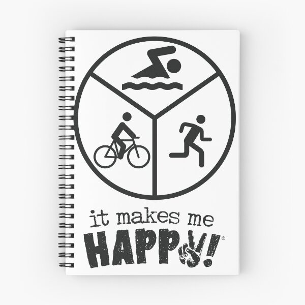 Item preview, It Makes Me Happy Triathlon designed and sold by ginswins.
