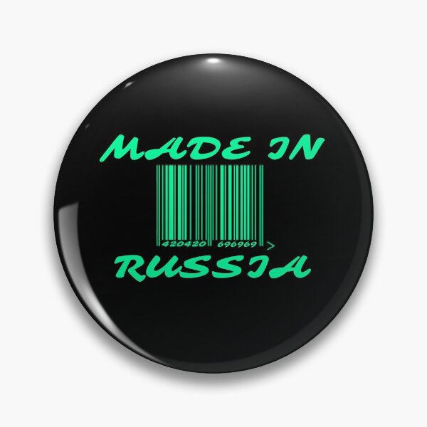 Item preview, MADE IN RUSSIA (Funny) Earth Merch designed and sold by Mustard Prophet.