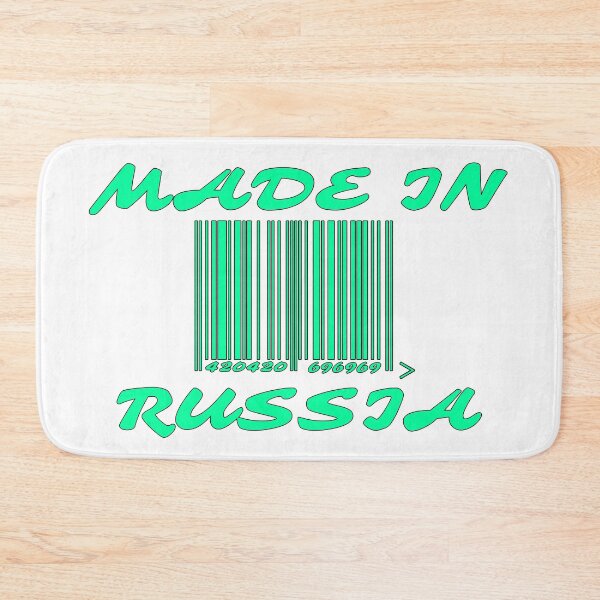 Item preview, MADE IN RUSSIA (Funny) Earth Merch designed and sold by Mustard Prophet.
