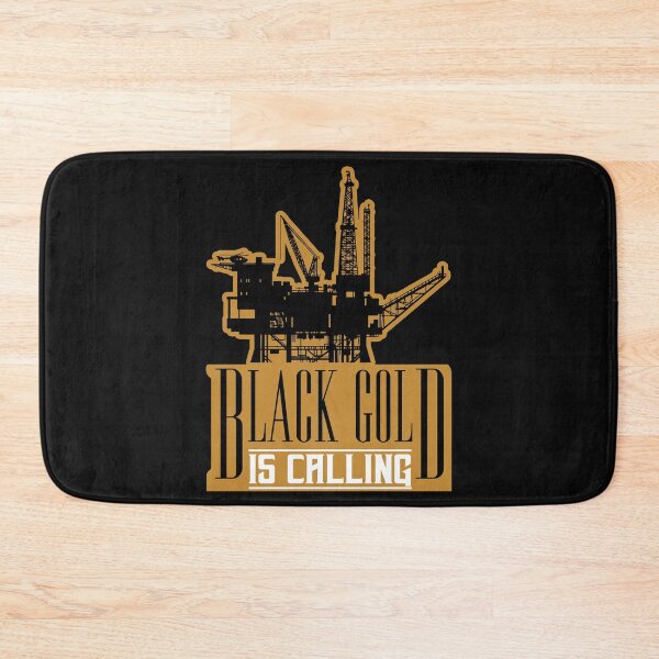 Item preview, Black Gold Is Calling; Oil Rig; designed and sold by StickerApe.