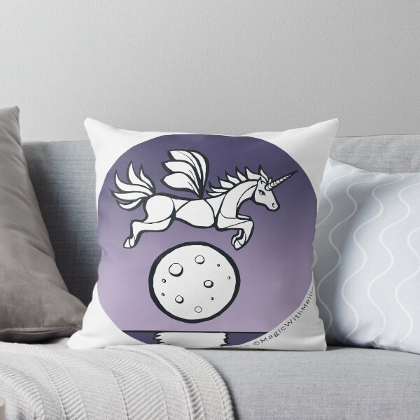 Item preview, Moonglow Unicorn — Inktober Unicorn illustration series designed and sold by Melanie Test.