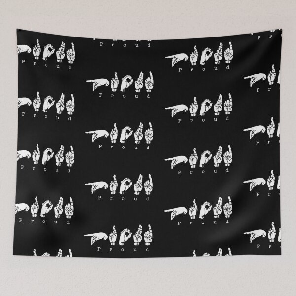 Item preview, “Proud” in ASL Fingerspelling designed and sold by Jennaviveart.