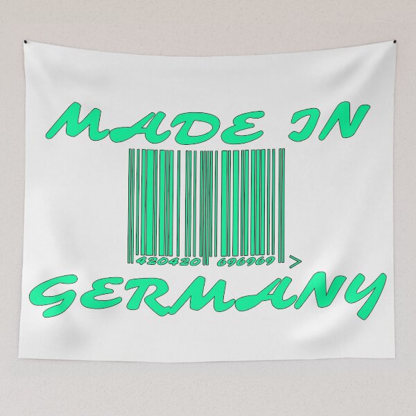 Item preview, MADE IN GERMANY (Funny) Earth Merch designed and sold by Mustard Prophet.