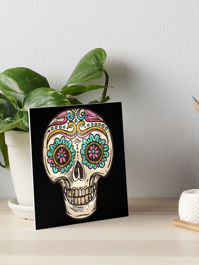 Mexican Sugar Skull #19 | Art Board Print