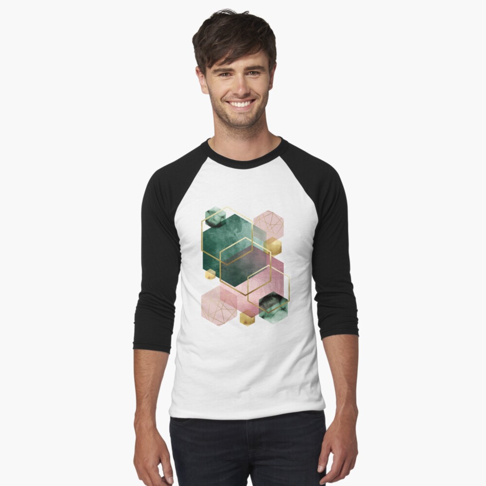 Item preview, Baseball ¾ Sleeve T-Shirt designed and sold by UrbanEpiphany.