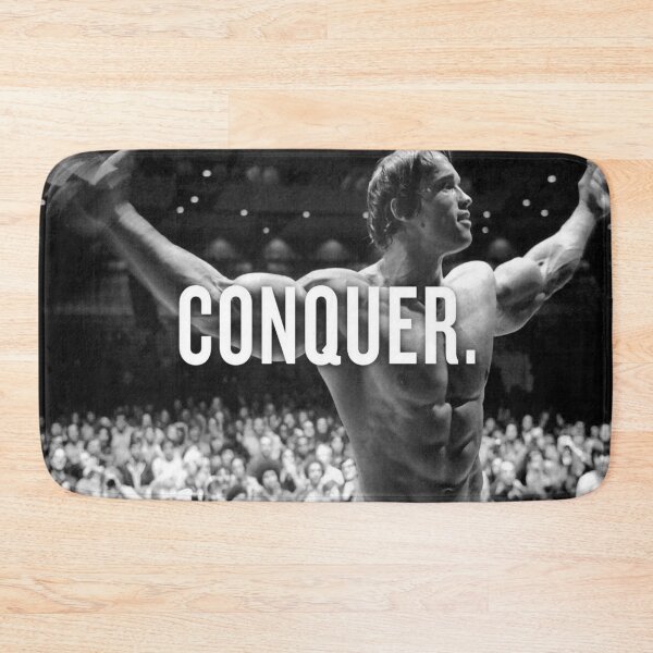 Item preview, Arnold Schwarzenegger "Conquer" Motivational Fitness designed and sold by AffordableArtCo.