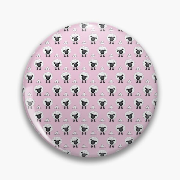 Item preview, Sheep Pattern Pink Background designed and sold by Running-Duck.