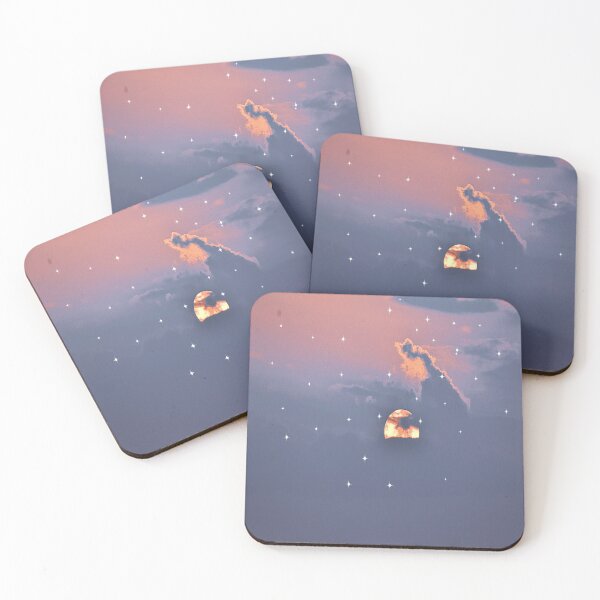 Item preview, Retro pastel sunset sky designed and sold by Mariolangstieh.