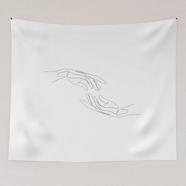 Item preview, Abstract Hands Line Drawing designed and sold by LilDesignWitch.
