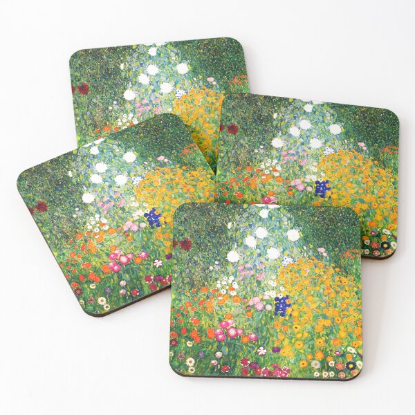 Item preview, Gustav Klimt "Blumengarten (Flower Garden)" designed and sold by Alexandra Dahl.