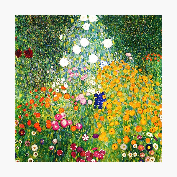 Item preview, Gustav Klimt "Blumengarten (Jardin de fleurs)" designed and sold by Alexandra Dahl.