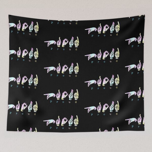 Item preview, “Proud” in ASL Fingerspelling designed and sold by Jennaviveart.