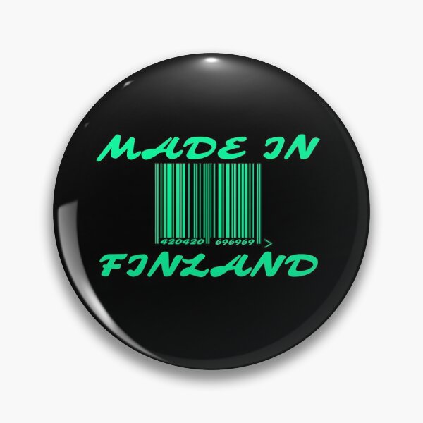 Item preview, MADE IN FINLAND (Funny) Earth Merch designed and sold by Mustard Prophet.
