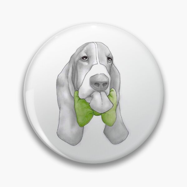 Item preview, Basset Hound with Bowtie designed and sold by vanessatraub.