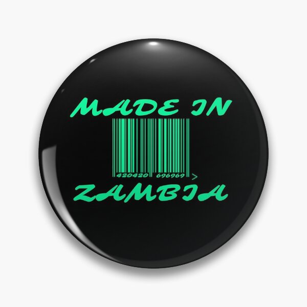 Item preview, MADE IN ZAMBIA (Funny) Earth Merch designed and sold by Mustard Prophet.