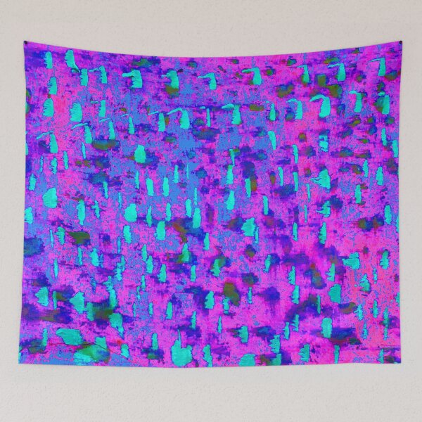 Item preview, ABSTRACT in purples and blues designed and sold by Melvyn Kahan.
