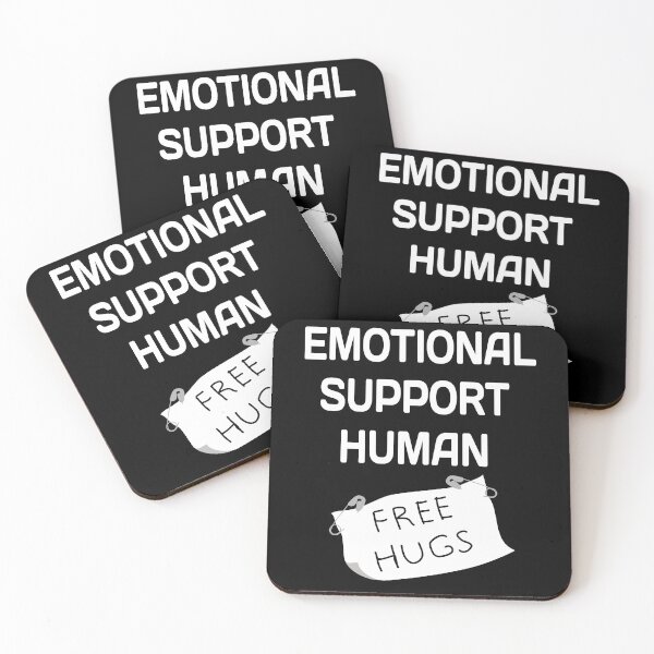 Item preview, Emotional support human. Free hugs designed and sold by ReluctantChickn.