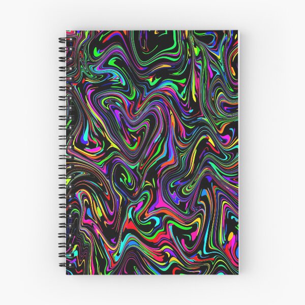 Item preview, Neon Rainbow Swirls |  Psychedelic Oil Spill designed and sold by Bee Lecuyer.