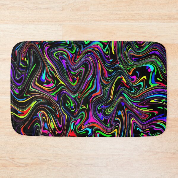 Item preview, Neon Rainbow Swirls | Psychedelic Oil Spill designed and sold by Bee Lecuyer.