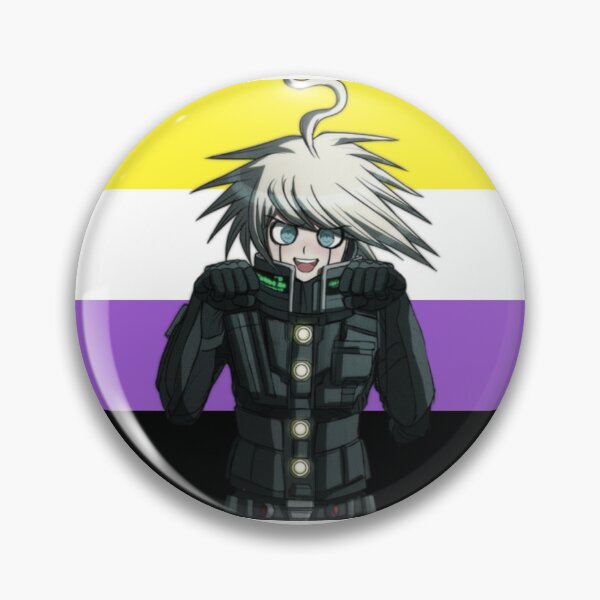Item preview, Kiibo non-binary pin designed and sold by Cosplayshin.