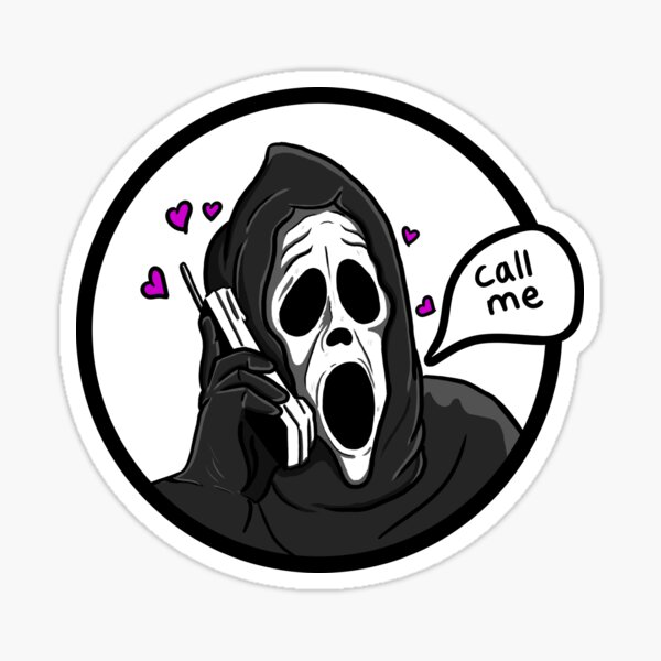 "Call me" <3 Sticker