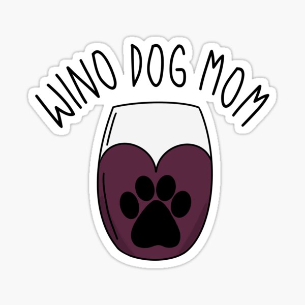 Artikel-Vorschau von Wino Dog Mom, designt und verkauft von RedWindmillShop.
