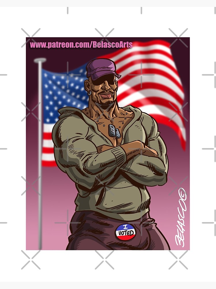Boo rocks the Vote by Belasco!" Art Board Print for Sale by belasco64 |  Redbubble