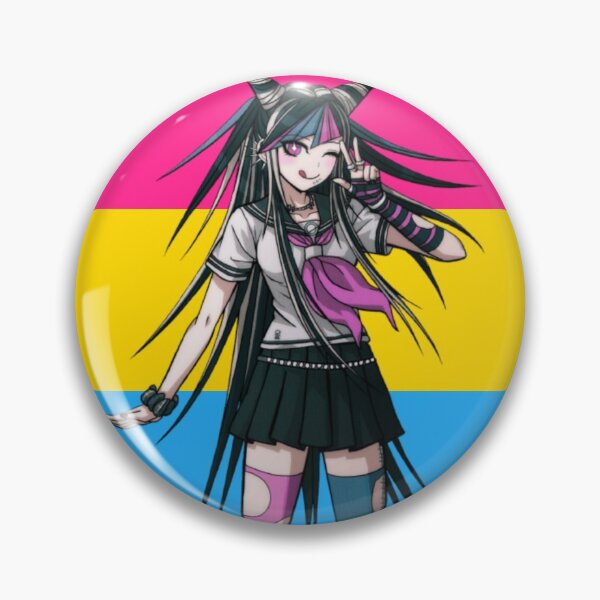 Item preview, Ibuki Mioda pansexual Pin  designed and sold by Cosplayshin.