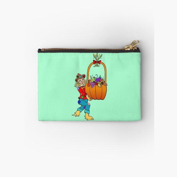 Item preview, Scarecrow with Pumpkin Harvest Basket  designed and sold by Deborah Camp.