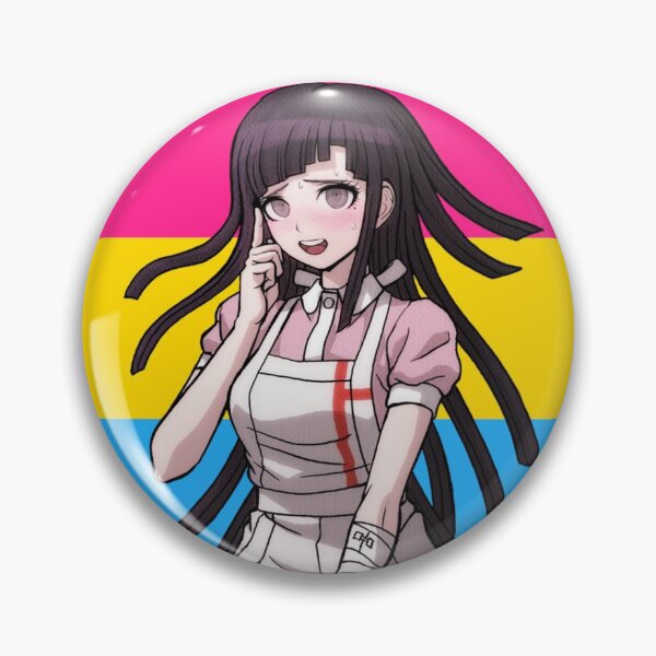 Item preview, Mikan Tsumiki Pansexual pin  designed and sold by Cosplayshin.