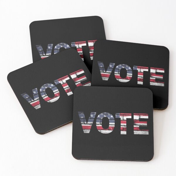 Item preview, VOTE with flag (US Elections) designed and sold by FeaturedStore.