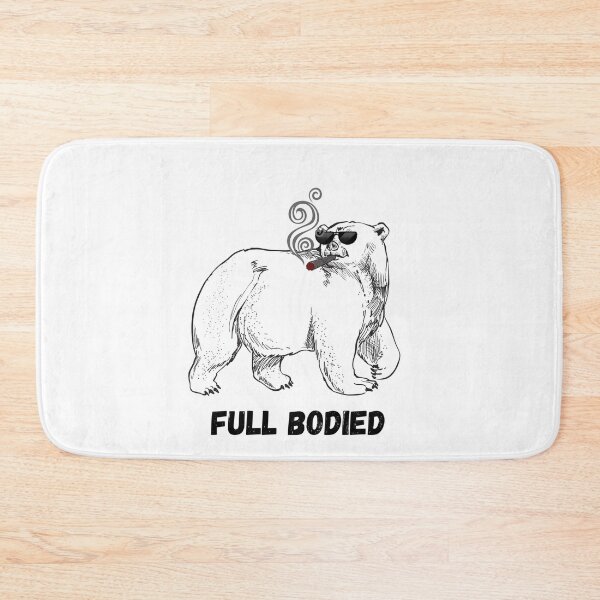 Item preview, Funny Polar-Bear Cigar Shirt - 'Full Bodied Polar Bear' designed and sold by Millenial Designs.