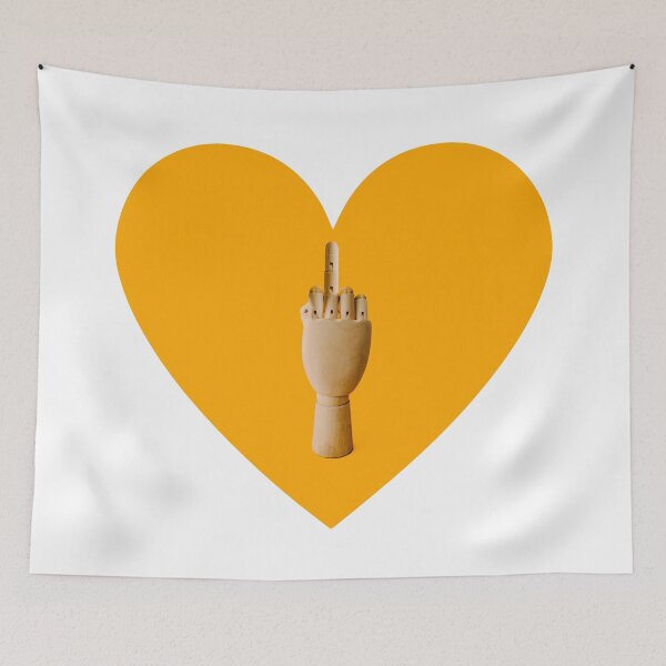Item preview, Middle Finger Heart designed and sold by Lhadii.