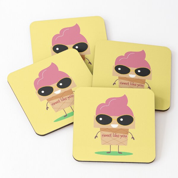 Item preview, ice cream with sunglasses designed and sold by DeuterosDigital.