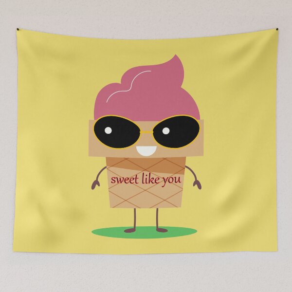 Item preview, ice cream with sunglasses designed and sold by DeuterosDigital.