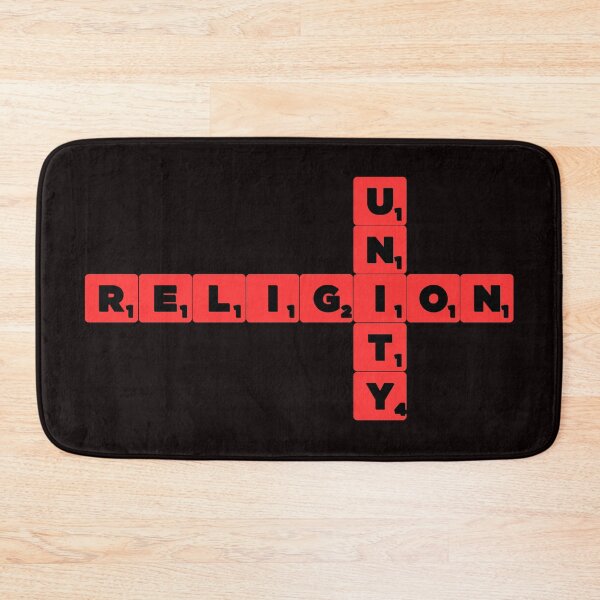Item preview, Unity for Religion - Cool Red Scrabble Text Gift Trend Ideas designed and sold by leo121687.