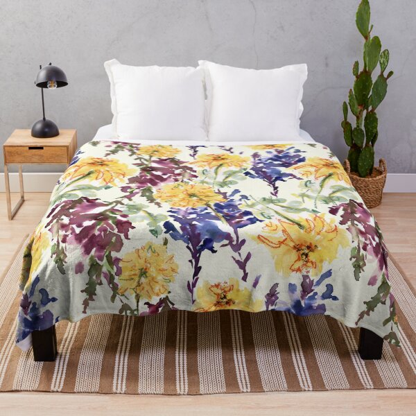 Item preview, Snapdragon botanical yellowish floral design designed and sold by EarthyPlanty.