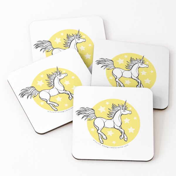 Item preview, Starlight Unicorn — Inktober Unicorn illustration series designed and sold by Melanie Test.