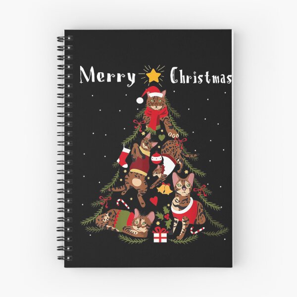 Item preview, CopBengal Cat Christmas Tree Xmas Cat Lovery of Bengal Cat Christmas Lights Xmas Cat Lover designed and sold by tomlopez2001us.