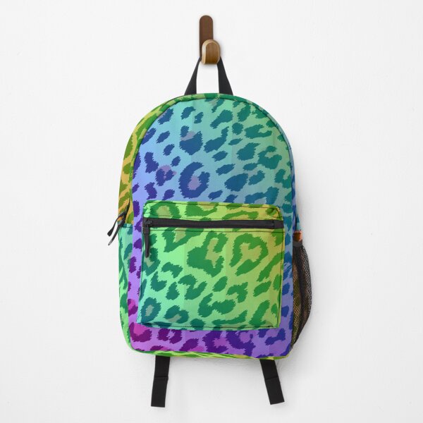 Item preview, Digital Leopard Print Through Rainbow Lens designed and sold by MixedBagMerch.