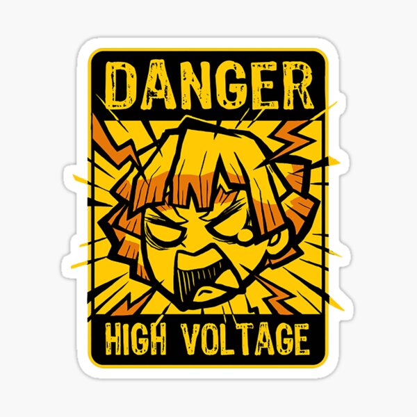 High voltage Sticker