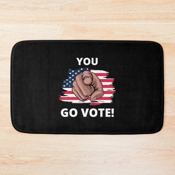 Item preview, YOU GO VOTE! Brown hand (US Elections) designed and sold by FeaturedStore.