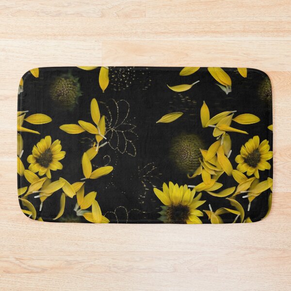 Item preview, Sunflower Stardust Dark Floral designed and sold by LindasPhotoArt.