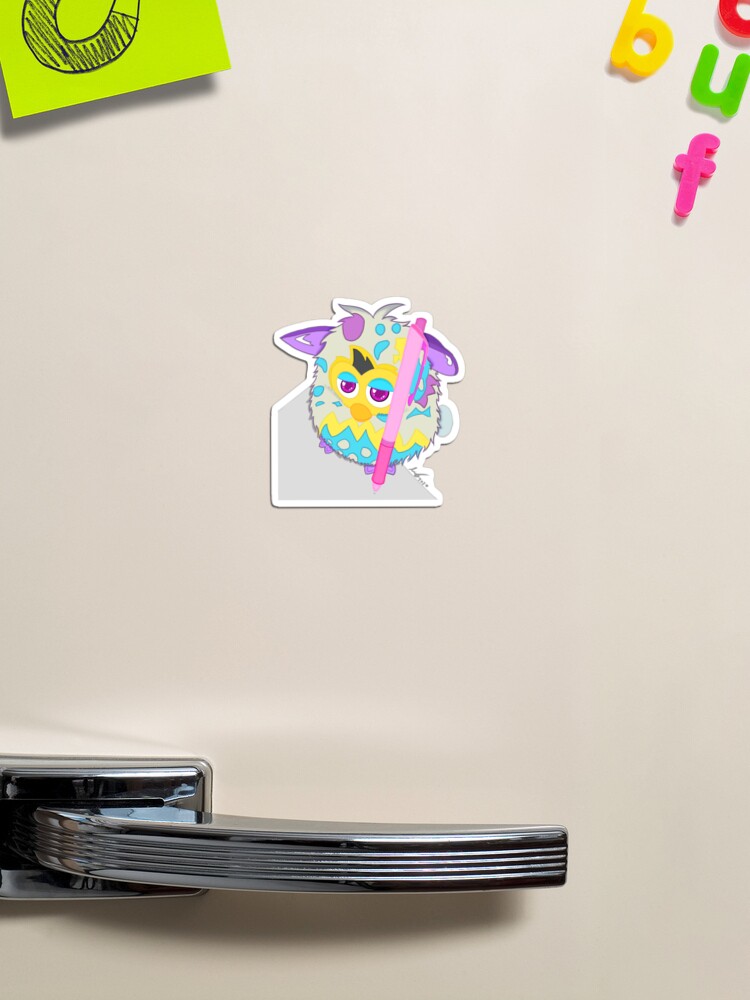 Hardworking Easter Furby Boom  Sticker for Sale by FurbandCo