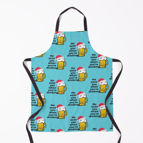 Item preview, He sees you when you're drinking designed and sold by stelsanc.