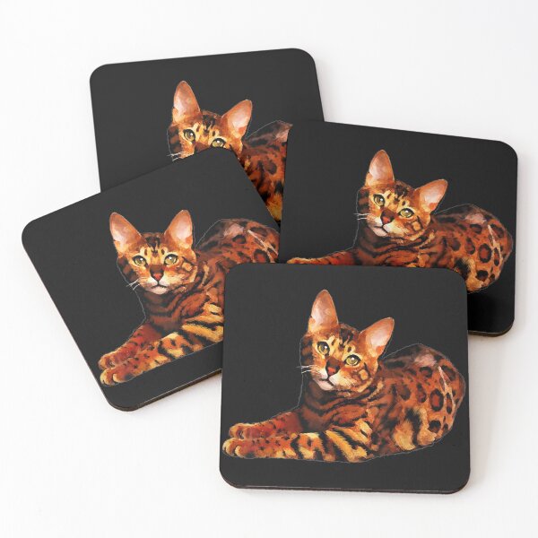 Item preview, Bengal Cat Gift For Kitten Lover Colorful Art Kitty Adoption designed and sold by tomlopez2001us.