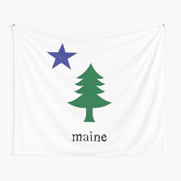Item preview, Original Maine Flag designed and sold by Roving Souls.