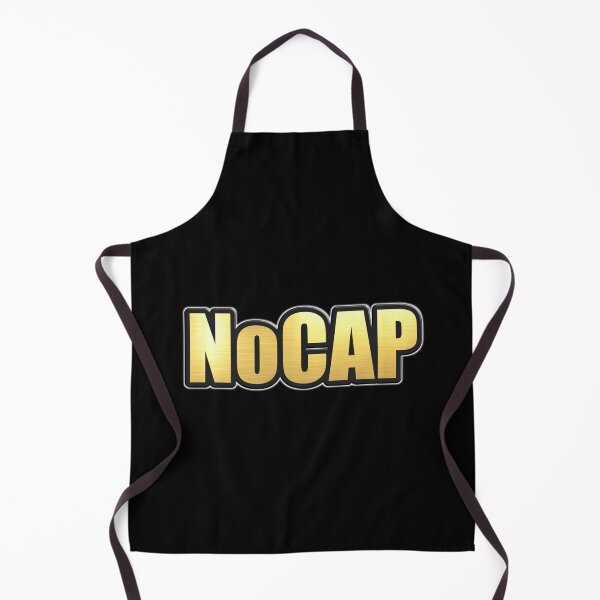 Item preview, Shiny black and gold NoCap word design ver.2 designed and sold by smARTwork.