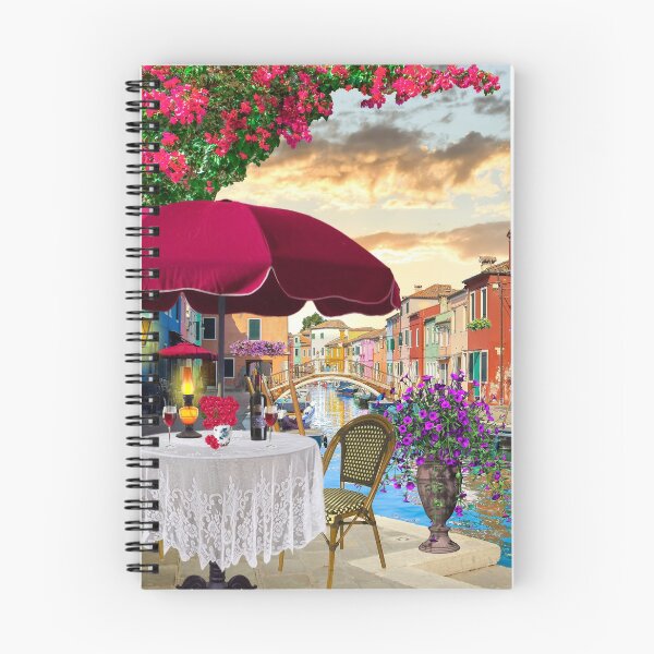 Item preview, Jigsaw Puzzle Romantic Venice Lamplight Alfresco Dining Gondola on Canal 1000 piece Adults designed and sold by StickerArtwork.